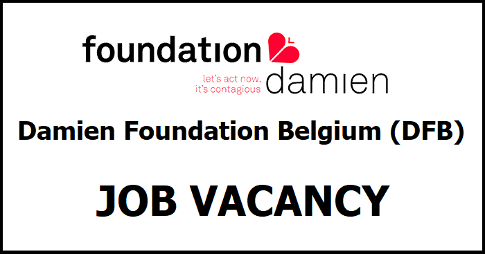 Damien Foundation Belgium DFB Vacancy