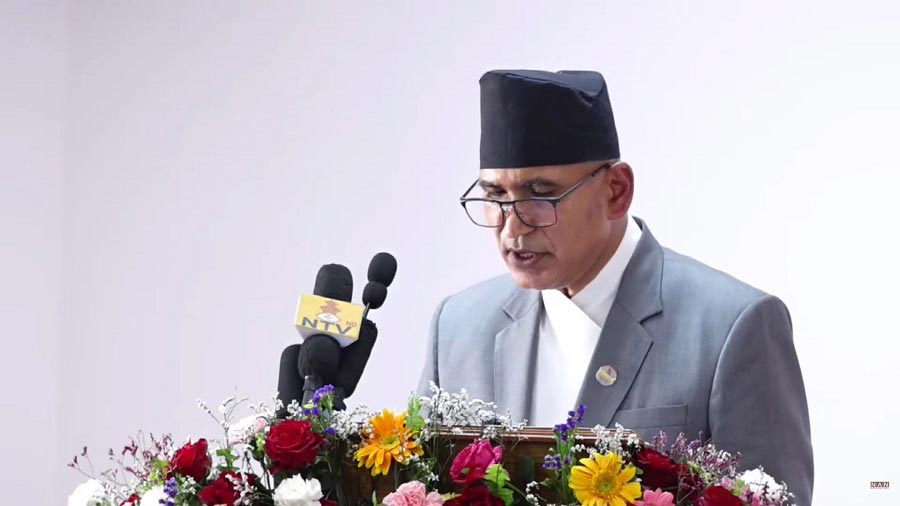 Finance Minister Bishnu Poudel