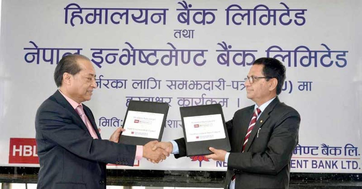 Himalaya and Nepal Investment Bank Signed MoU for Merger