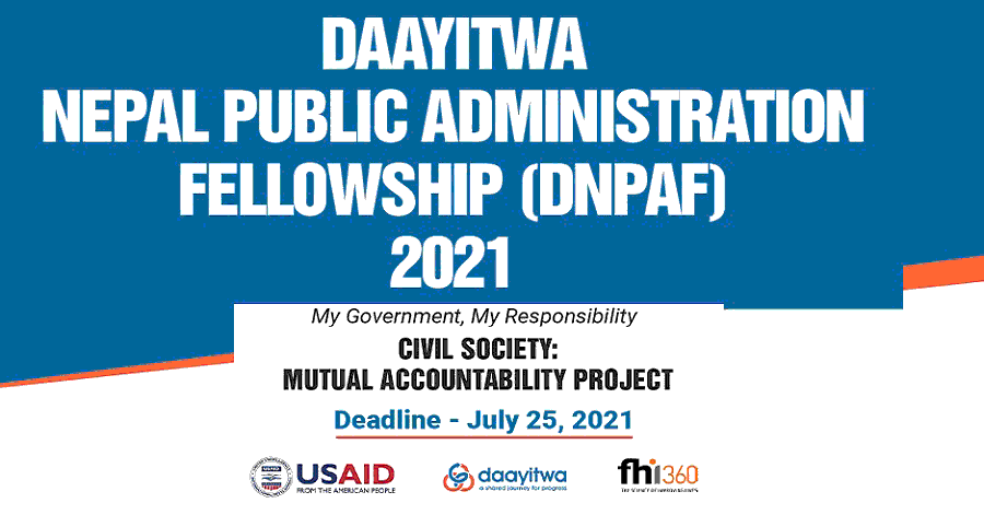 Daayitwa Nepal Public Administration Fellowship 2021