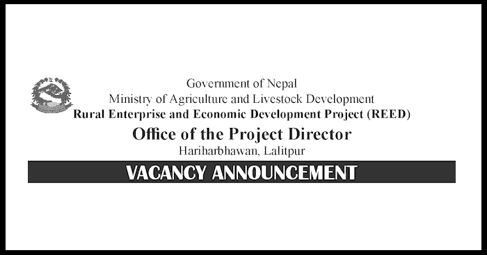 Ministry of Agriculture and Livestock Development Vacancy for Expert