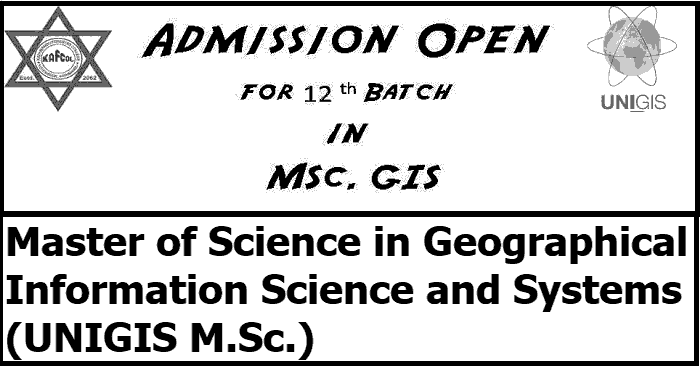 M.Sc. GIS Admission Open at Kathmandu Forestry College