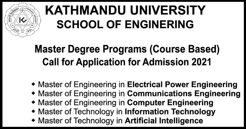 Master Degree in Engineering  Admission Open at KU School of Engineering