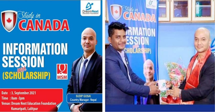 Dream Next Education Foundation Organized Information Session for Higher Education in Canada