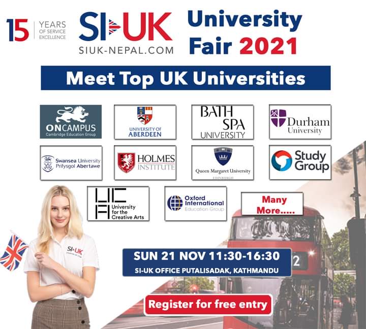 SIUK Nepal to Organize UK University Fair 2021