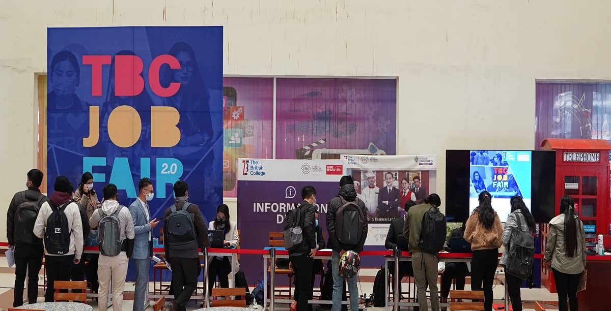 The British College Organized TBC Job Fair 2