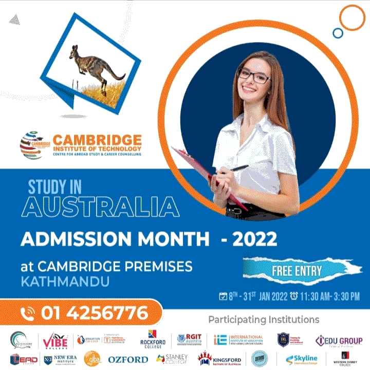 Australian Admission Month 2022 at Cambridge Institute of Technology Premises