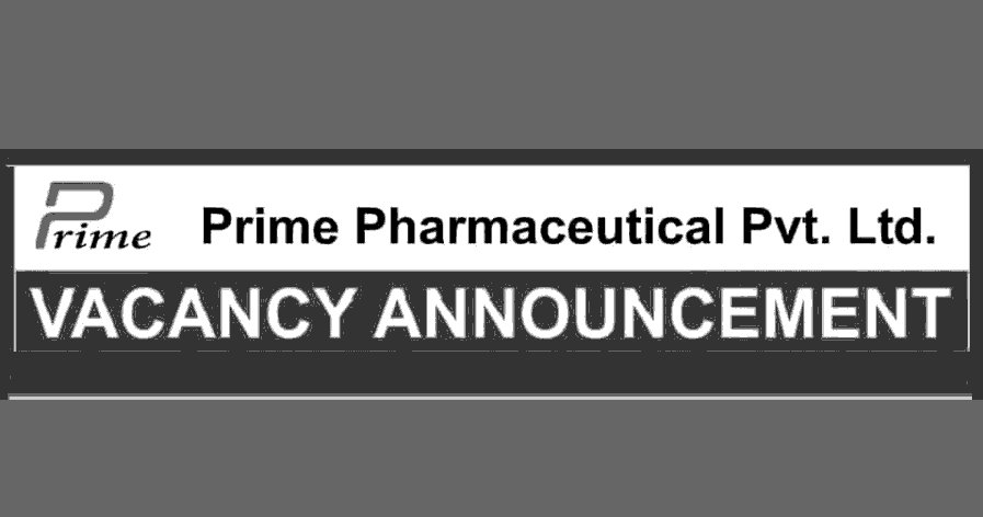 Prime Pharmaceutical Vacancy