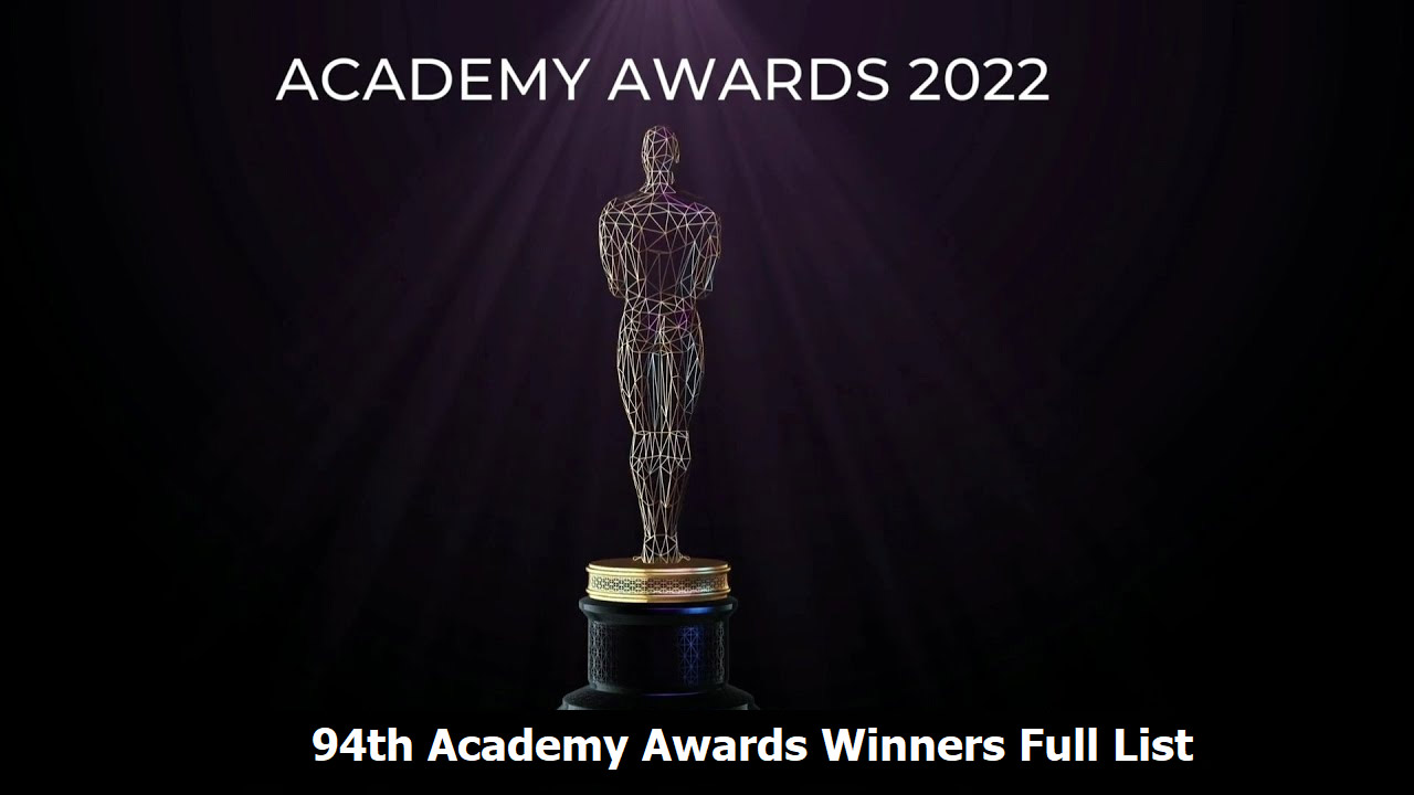 94th Academy Awards Winners Full List