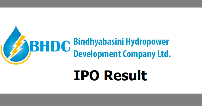 Bindhyabasini Hydropower Development Company Limited IPO Result