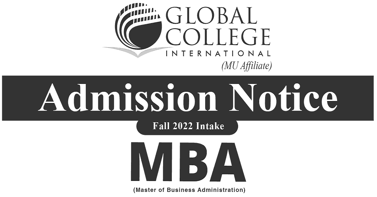 MBA Admission Open for Fall 2022 Intake at Global College International