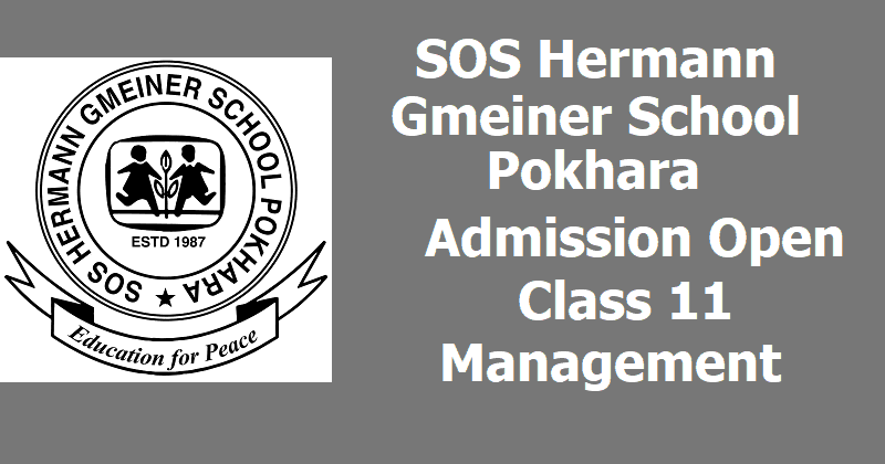 Hermann Gmeiner Secondary School Pokhara Class 11 Admission Open Management