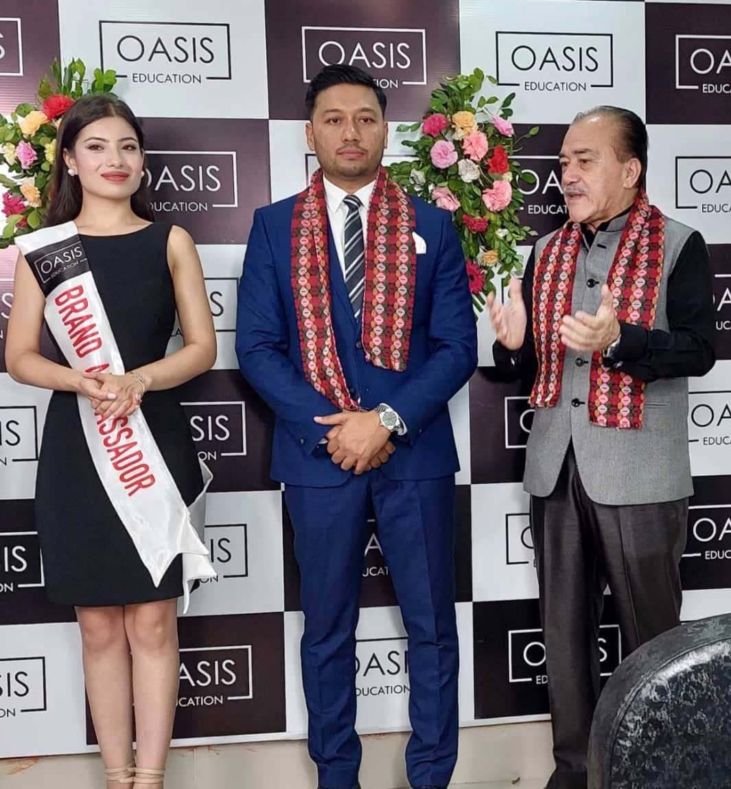 Priyanka Rani Joshi as the Brand Ambassador of Oasis Education
