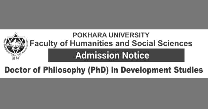 Doctor of Philosophy (PhD) in Development Studies Admission Open at Pokhara University