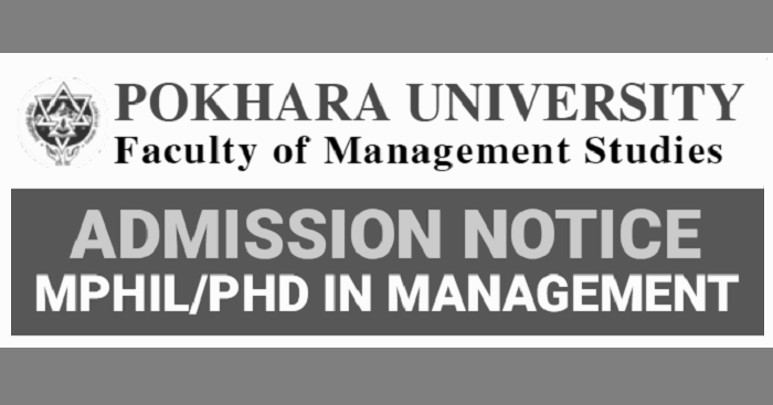 Pokhara University Admission Open for Mhil and PhD in Management