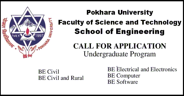 BE Admission Open at Pokhara University School of Engineering