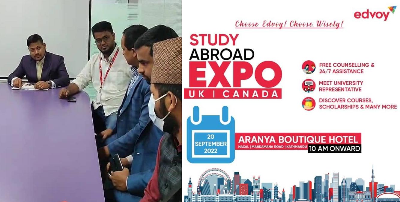 Edvoy One-day Study Abroad Expo on 20th September 2022