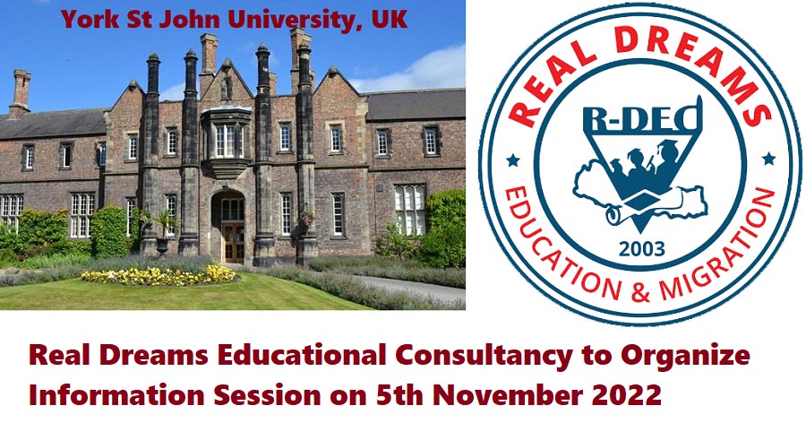 Real Dreams Educational Consultancy to Organize Information Session