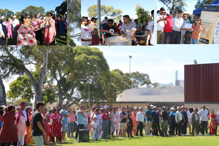 Adelaide Nepali Society organized a picnic program at Mitchell Park