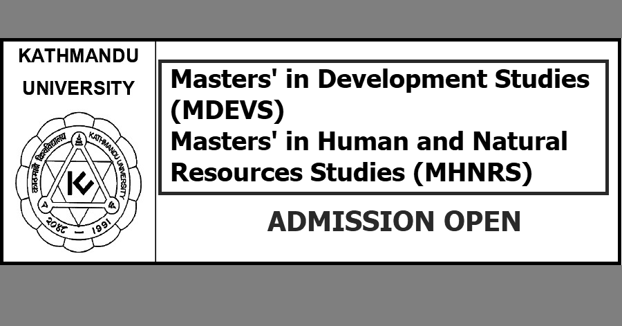 MDEVs and MHNRS Admission Open at KU SOA