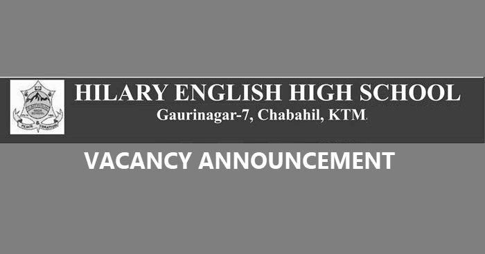 Hilary English High School Vacancy