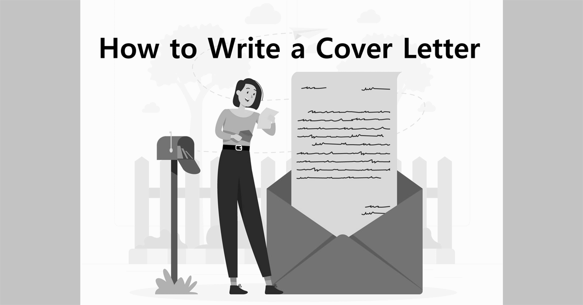 a cover letter can be handwritten