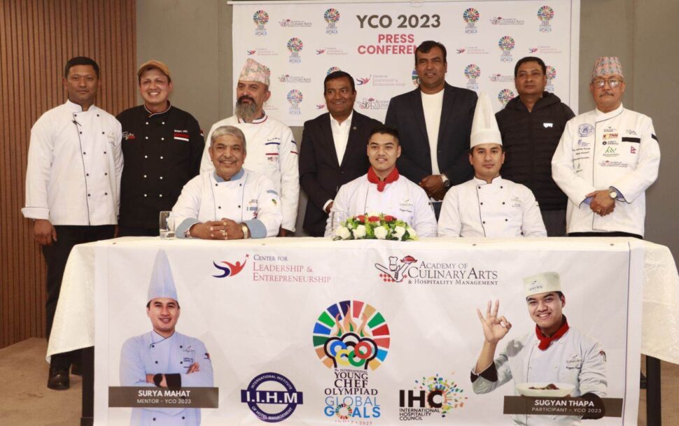 Nepali Youth Participating in Young Chef Olympiad 2023