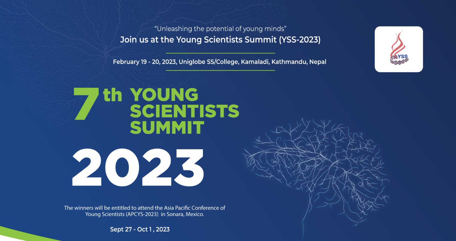7th Young Scientist Summit 2023 in Uniglobe College