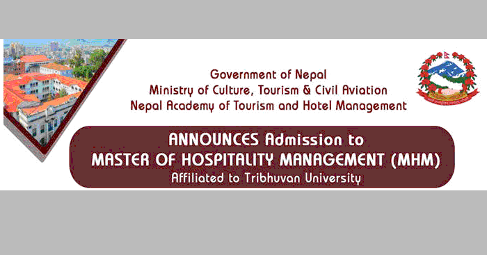 Master of Hospitality Management (MHM) Admission Open