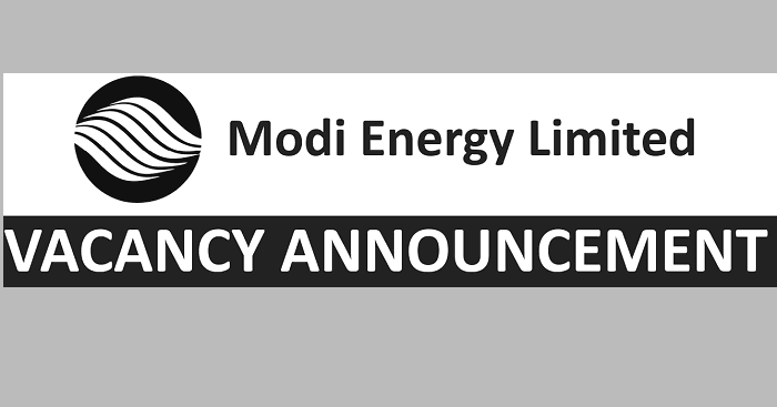 Modi Energy Limited Vacancy