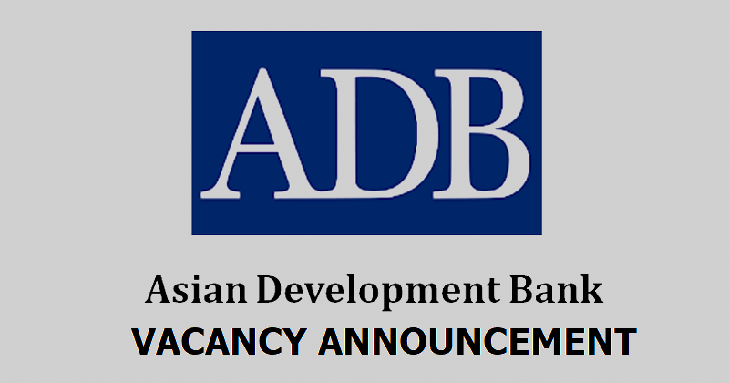Asian Development Bank (ADB) Nepal Vacancy