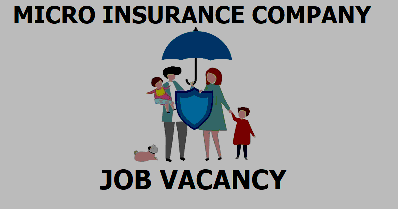 Micro Insurance Company Vacancy