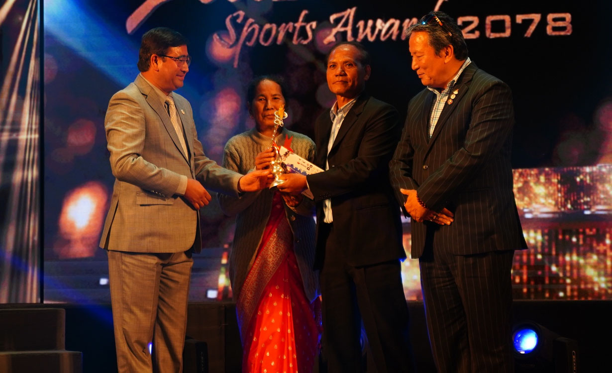 Pulsar Sports Award 2078 Recognizes the Contribution of Dan Bahadur Tamang and Mayadevi Moktan