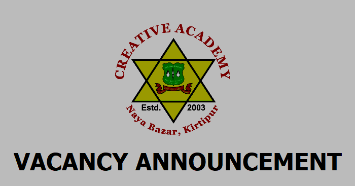 Creative Academy Vacancy