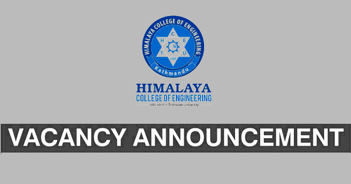 Himalaya College of Engineering Vacancy Notice
