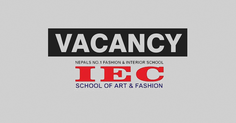 IEC School of Art and Fashion Vacancy