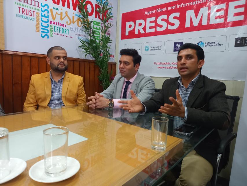 Real Dreams Educational Consultancy Discusses UK Education System and Visa Processing at Press Meet