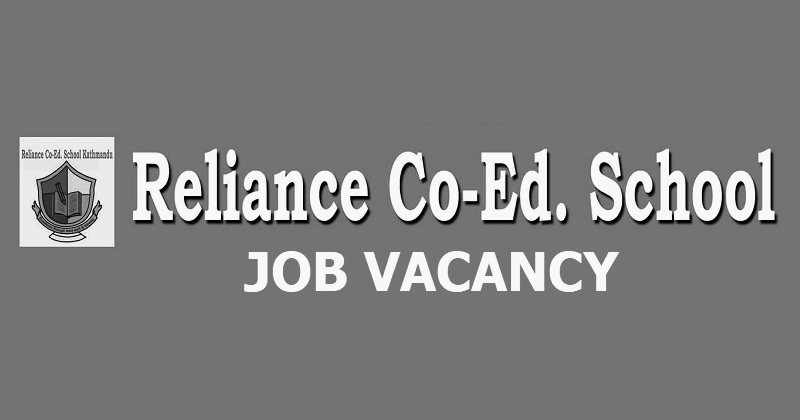 Reliance Co Ed School Vacancy