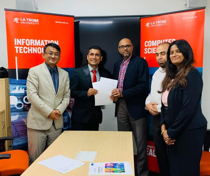 Softwarica College and Sunway International Business School Sign MoU with La Trobe University