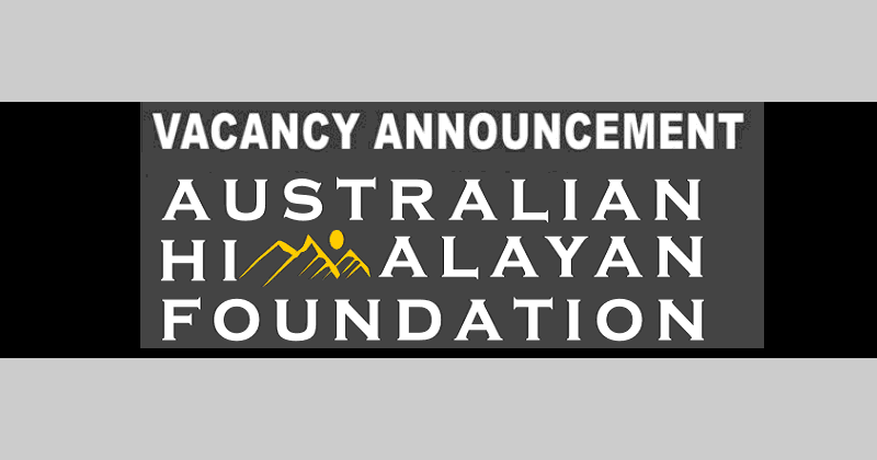 Australian Himalayan Foundation Vacancy