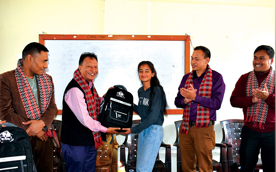 Loo Niva Child Concern Group Provides Educational Materials to School Children Nepal