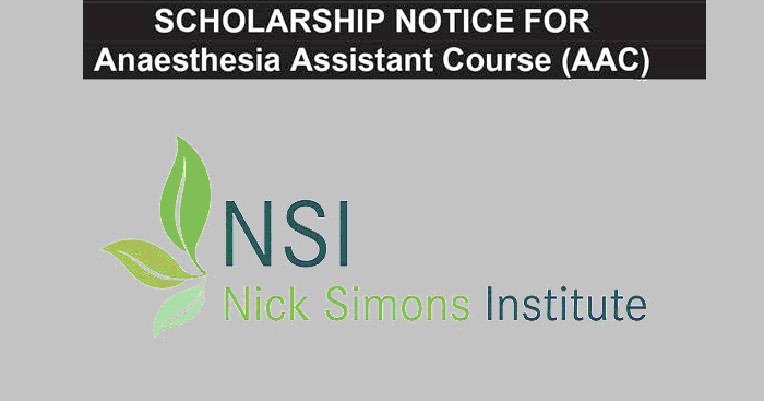 Nick Simons Institute Scholarship for Anesthesia Assistant Course