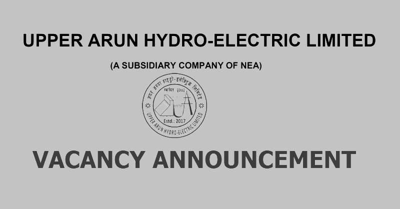 Upper Arun Hydro Electric Limited Vacancy