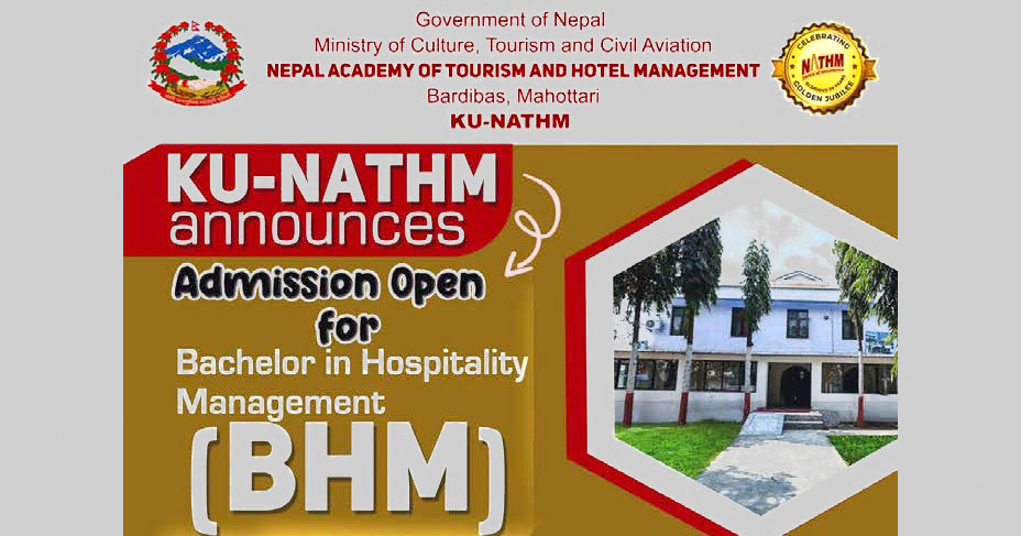 Bachelor in Hospitality Management (BHM) 2023 Intake at KU-NATHM, Bardibas