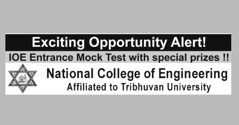 Exciting Opportunity Alert from the National College of Engineering