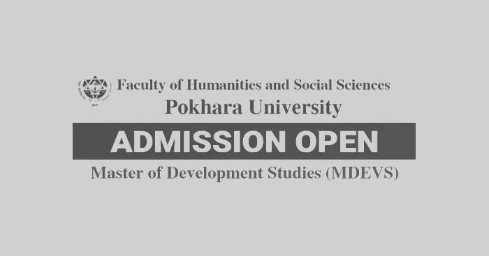 Masters in Development Studies (MDEVs) Admission Open from Pokhara University
