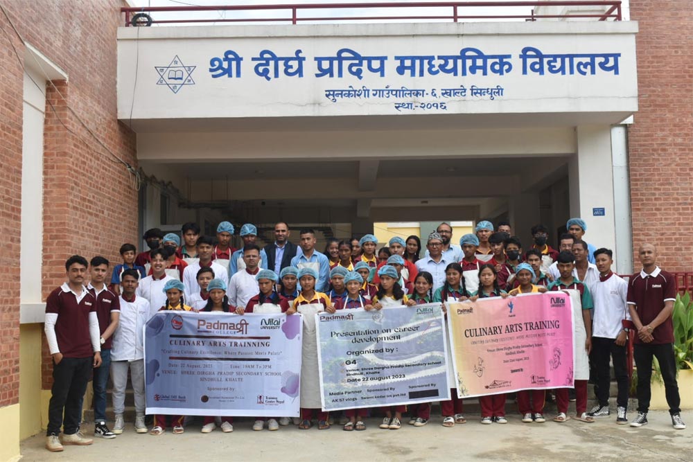 Padmashree College BHM Students Elevating Culinary Skills in Sindhuli