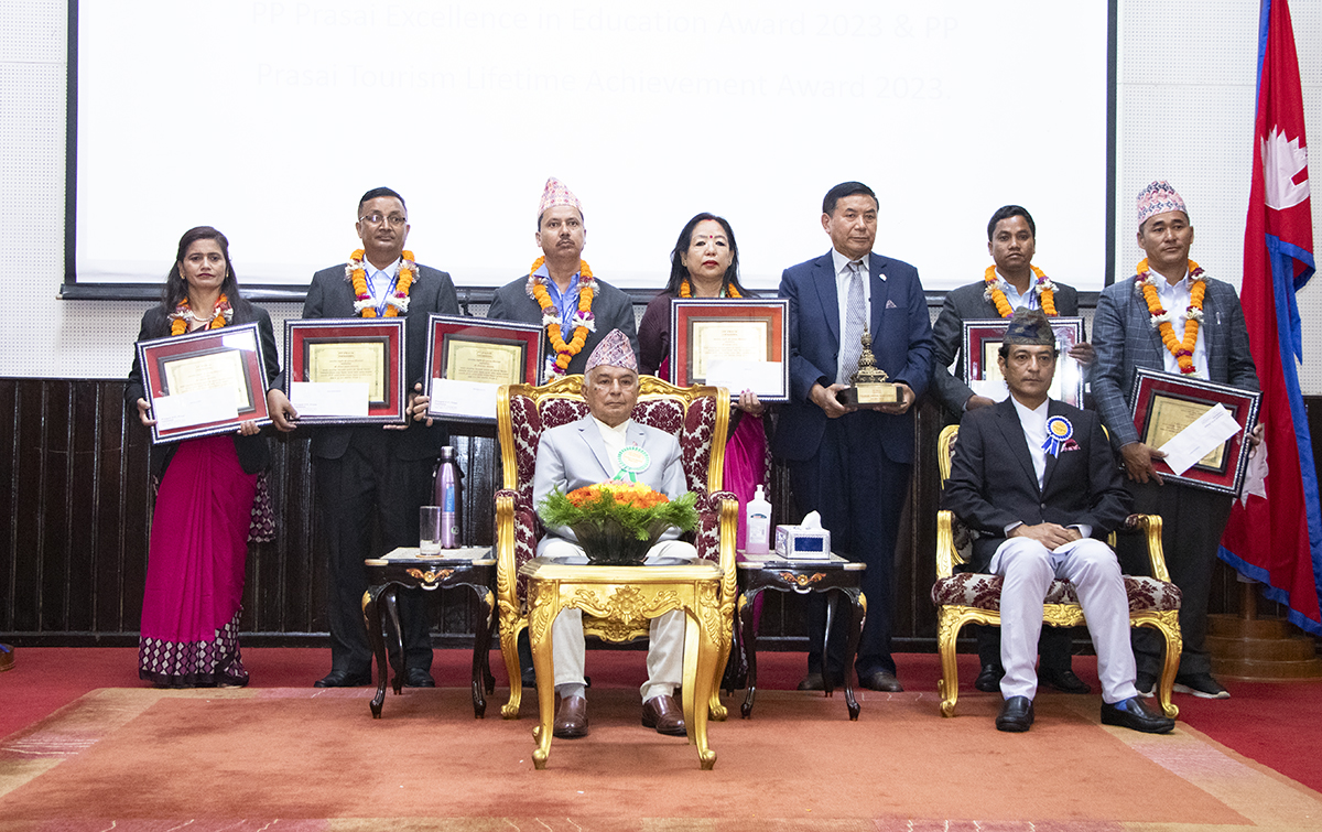 President Ramchandra Paudel Honors Exceptional Achievers