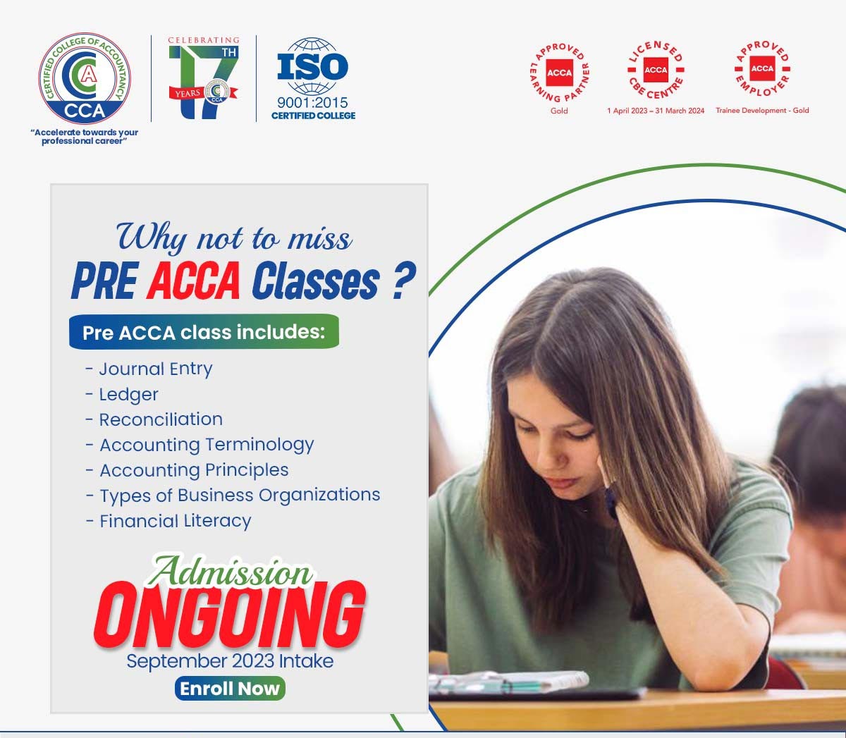 Why Choose Pre-ACCA Classes at Certified College of Accountancy CCA