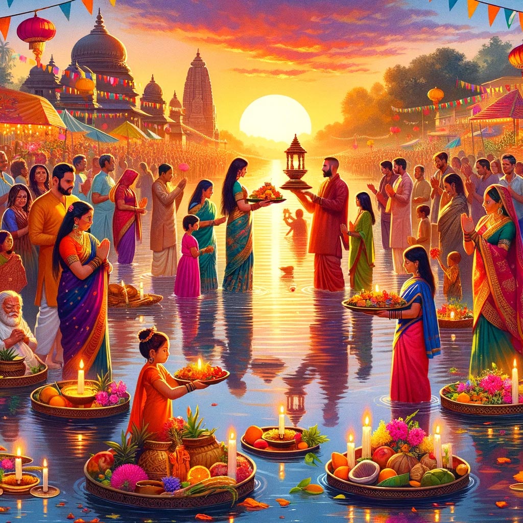 Celebrating Chhath Puja